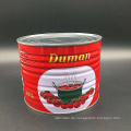 Low Cost China Factory 2200g Dose 28-30% Brix Tomatenmark Afrika Markt heißer Verkauf frische Tomaten Dose Paste